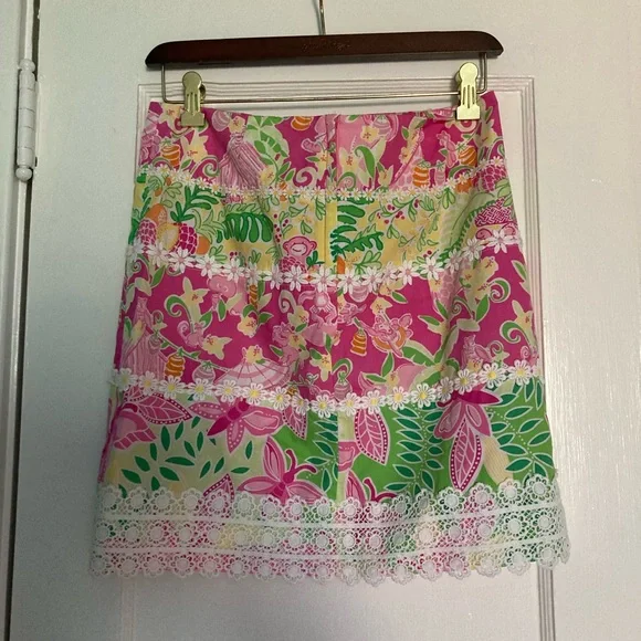 Lilly Pulitzer white label size 2 skirt - Picture 3 of 6